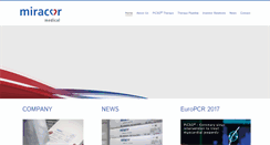 Desktop Screenshot of miracormedical.com